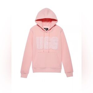 UGG Women's Rey Fuzzy Logo Hoodie